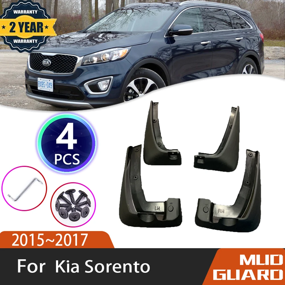4 Pcs Car Mudflaps For Kia Sorento 2017 Accessories Um 20152017 Car