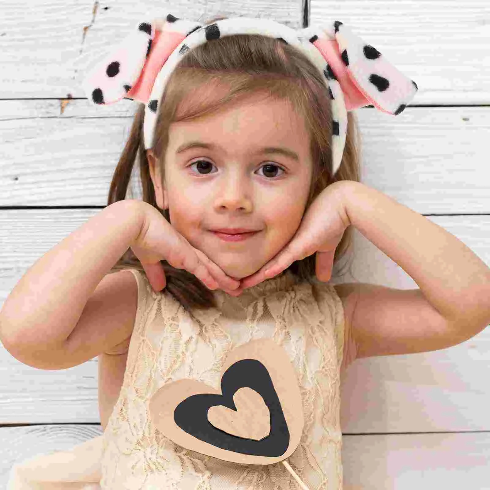 Puppy Ears Headband Cartoon Dog Hair Hoop Dalmatian Birthday Party Supplies Adult Bath Photos Props Women Kids Men Accessories