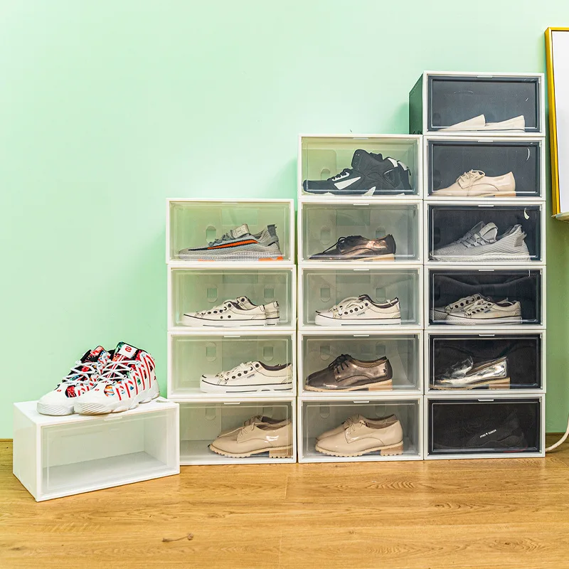 Shoeboxstorageboxdustprooftransparentbasketballshoesdesktophigh