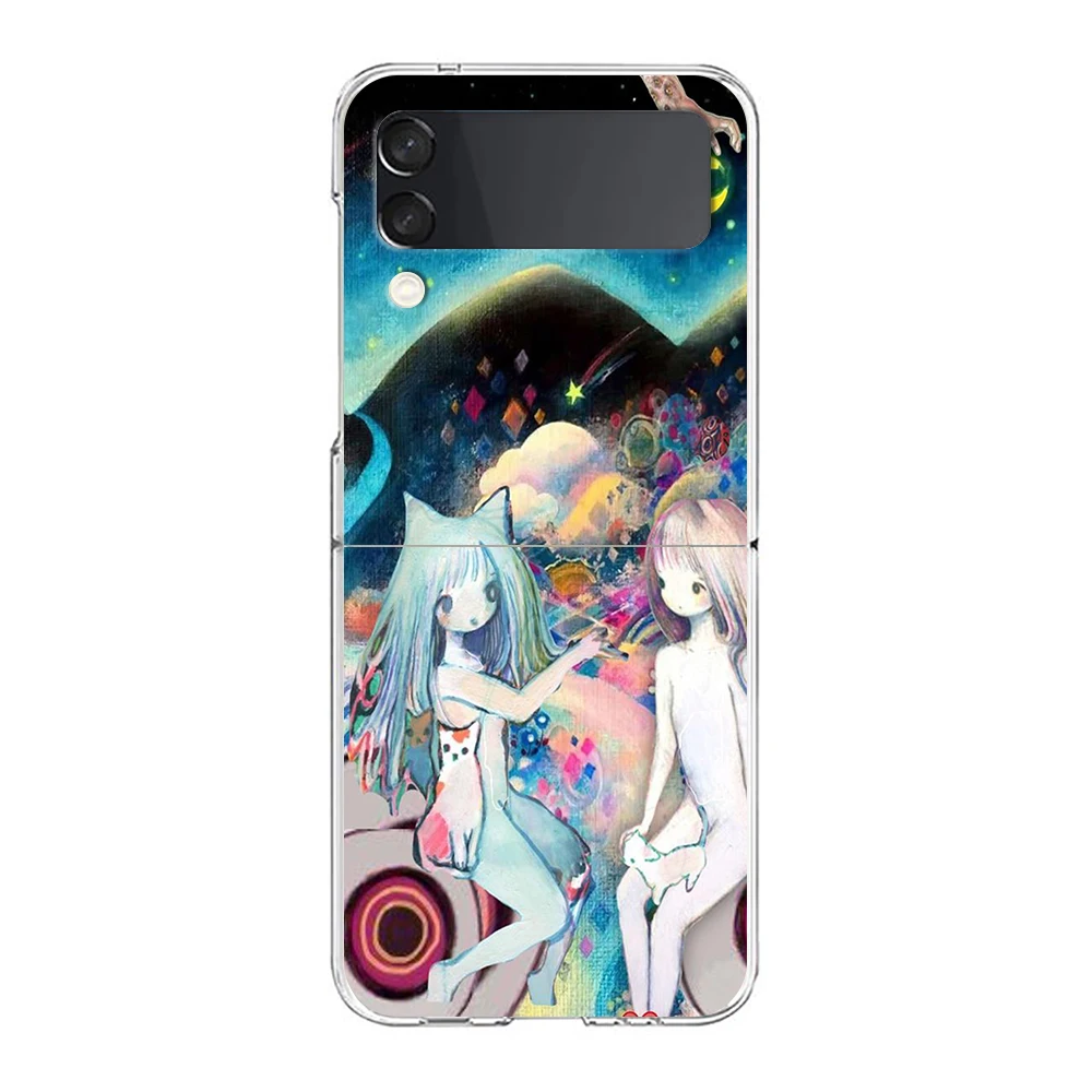 Aya Takano Transparent Shockproof Foldable Phone Case