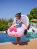 Baby Pool Floats With Canopie, Children's Swimming Pool Float Toys , Boys Girls Floating Row, Swimming Circle Beach Party 1