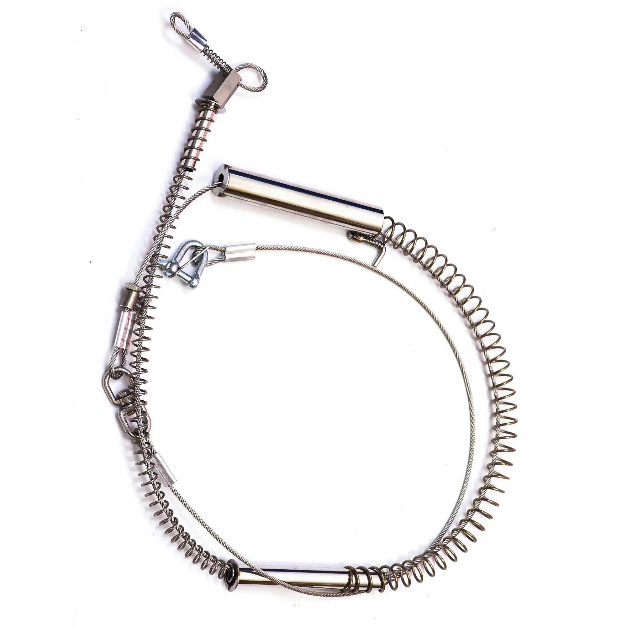 야생 멧돼지 트랩, 여우/쥐 트랩 교체용 1PC 이중 강력 스프링 (너트 포함, 직경 4MM)