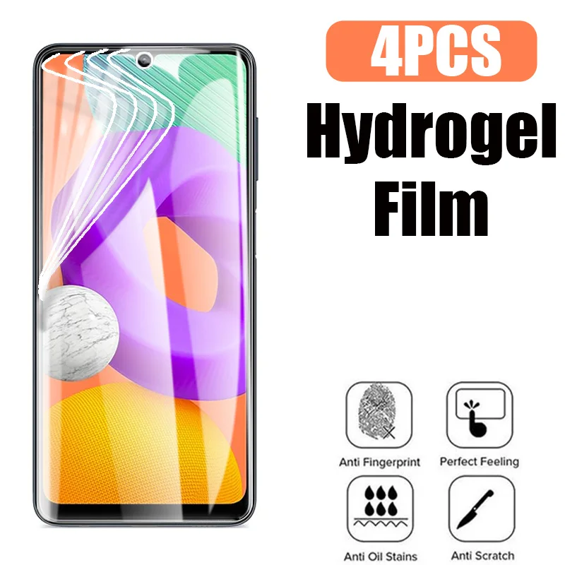 

2/4Pcs Hydrogel Film For Samsung Galaxy S23 S24 Ultra S22 S21 Plus S20 FE Screen Protector For Samsung note 20 10 ultra A53 A52S