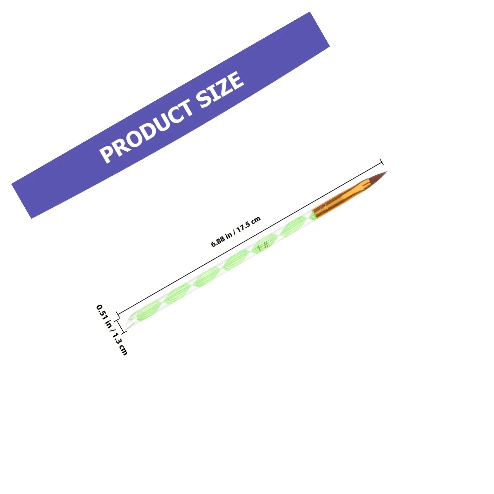 5종 전문 네일 조각 펜 세트, 스페이드 핸들 큐티클 푸셔, 아크릴 조각 브러쉬, 디테일 네일 아트 UV 젤용