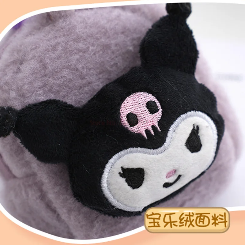 5/10/20pcs Sanrio Cartoon Coin Purse Anime Cute Hello Kitty Cinnamon Plush Square Storage Bag Student School Bag Pendant Gift