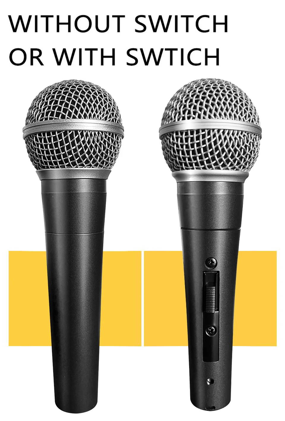 Legendary Wired Vocal Dynamic SM58 Microphone for SHURE High Quality Professional DJ Cardioid Mic Karaoke KTV Stage Show Church