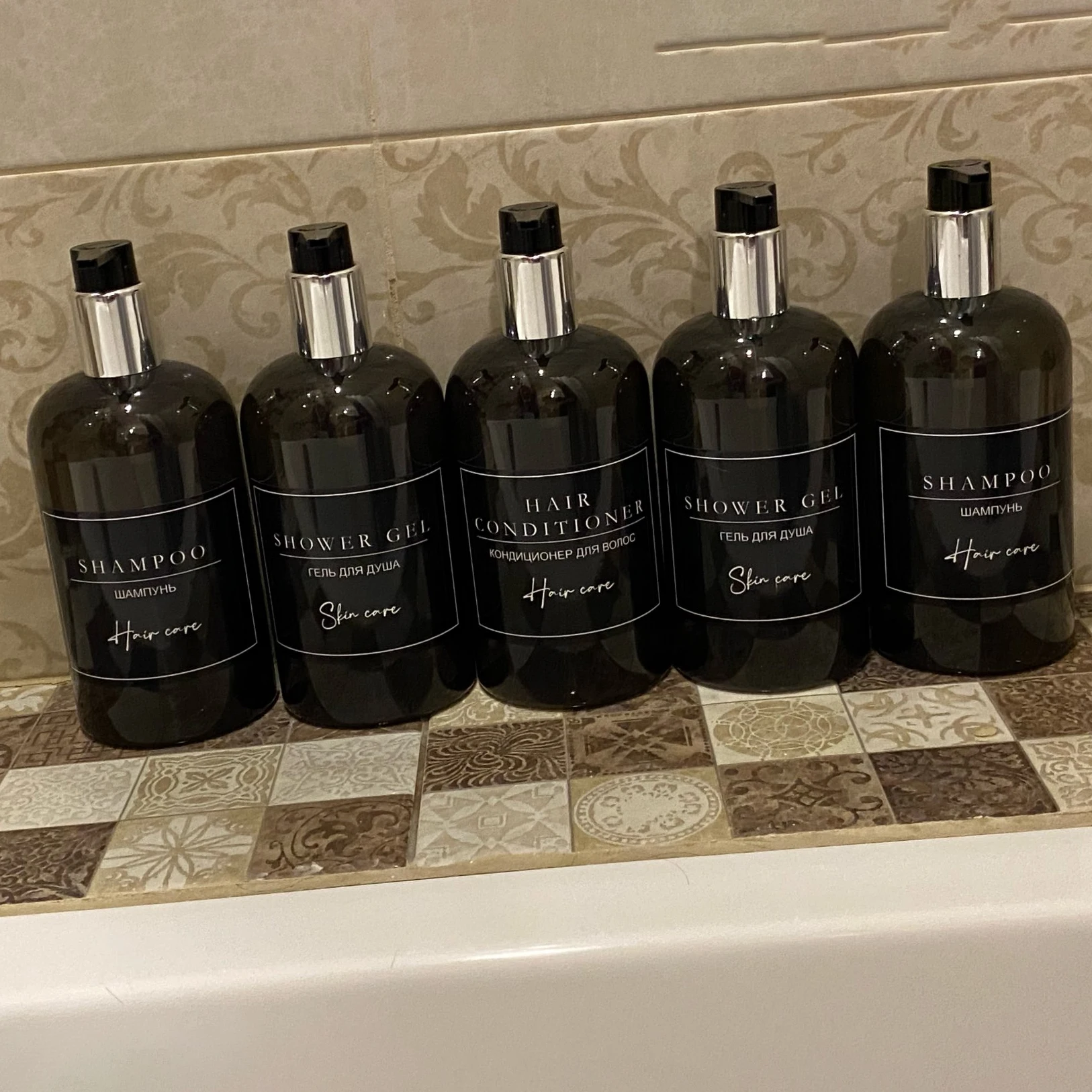 Waterproof Labels for Shower Bottles Bathroom Hand Soap Dispenser Label Stickers Bottle Label for Soap Lotion Shampoo Conditione 4
