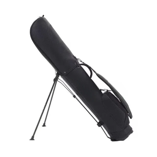 Golf Half Bag Luxury PU Fabric Rigid Stand Support Bag Caddy Bag