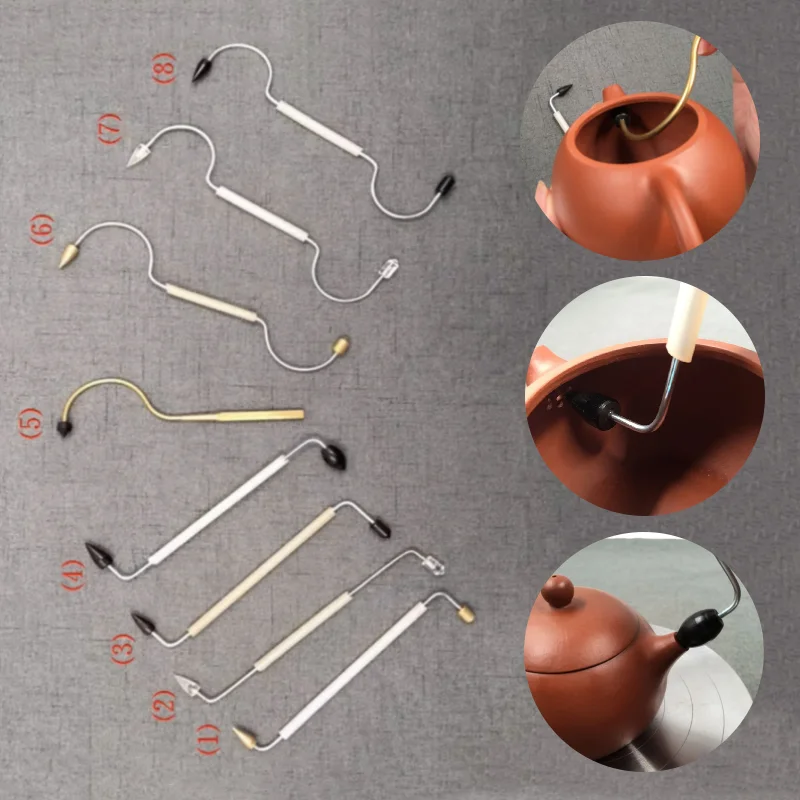 YixingPurpleClayTeapotMakingToolsHomemadeHandmadeTeaSet