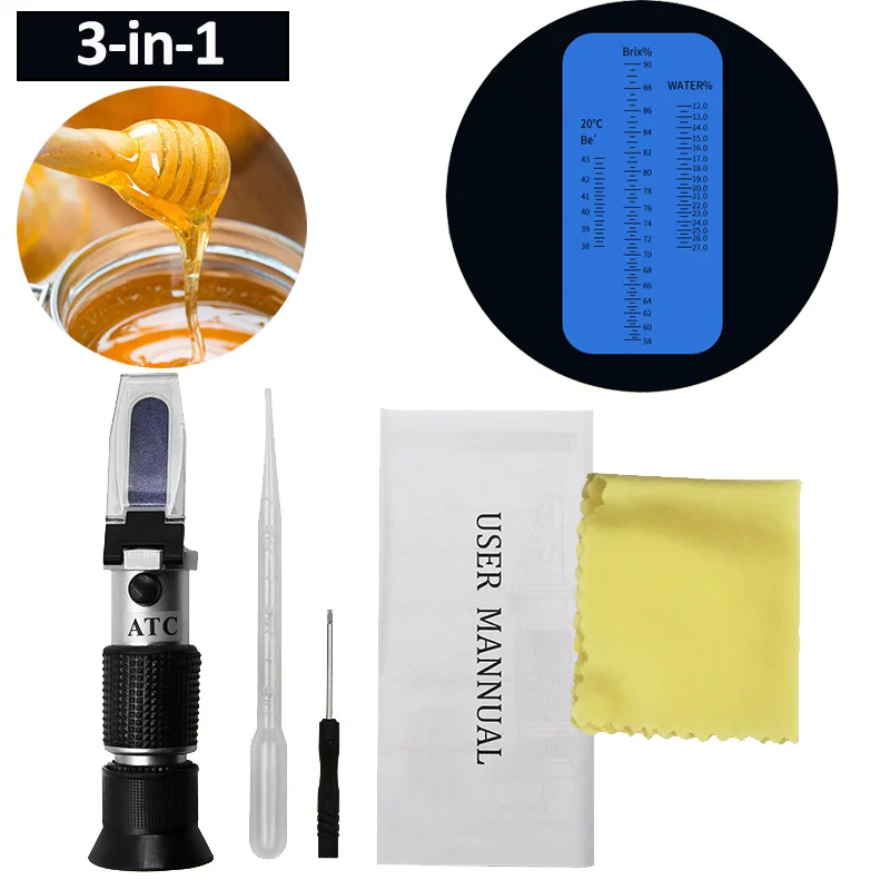 Brix-Meter-0-32-58-90-0-80-Brix-Refractometer-Sugar-Alcohol-Meter ...