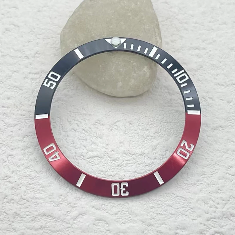 Aluminum Sloped Bezel Insert for Diver's Style Mechanical Watch Repair
