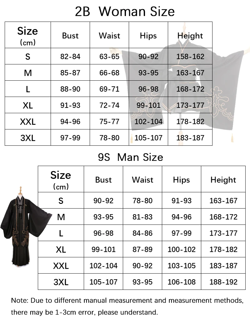 NieR: Automata: 2B & 9S | YoRHa Uniform Cosplay Costume Set 31 NieR Automata 2B 9S YoRHa Uniform Cosplay Costume