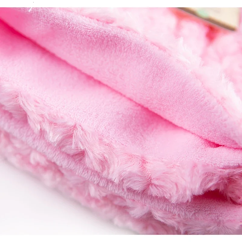 Baby Blanket Newborn Soft Rose Fleece Fluffy Baby Swaddle Wrap Thick Warm Newborn Baby Boys Girls Bedding Blanket Kids Blankets 6