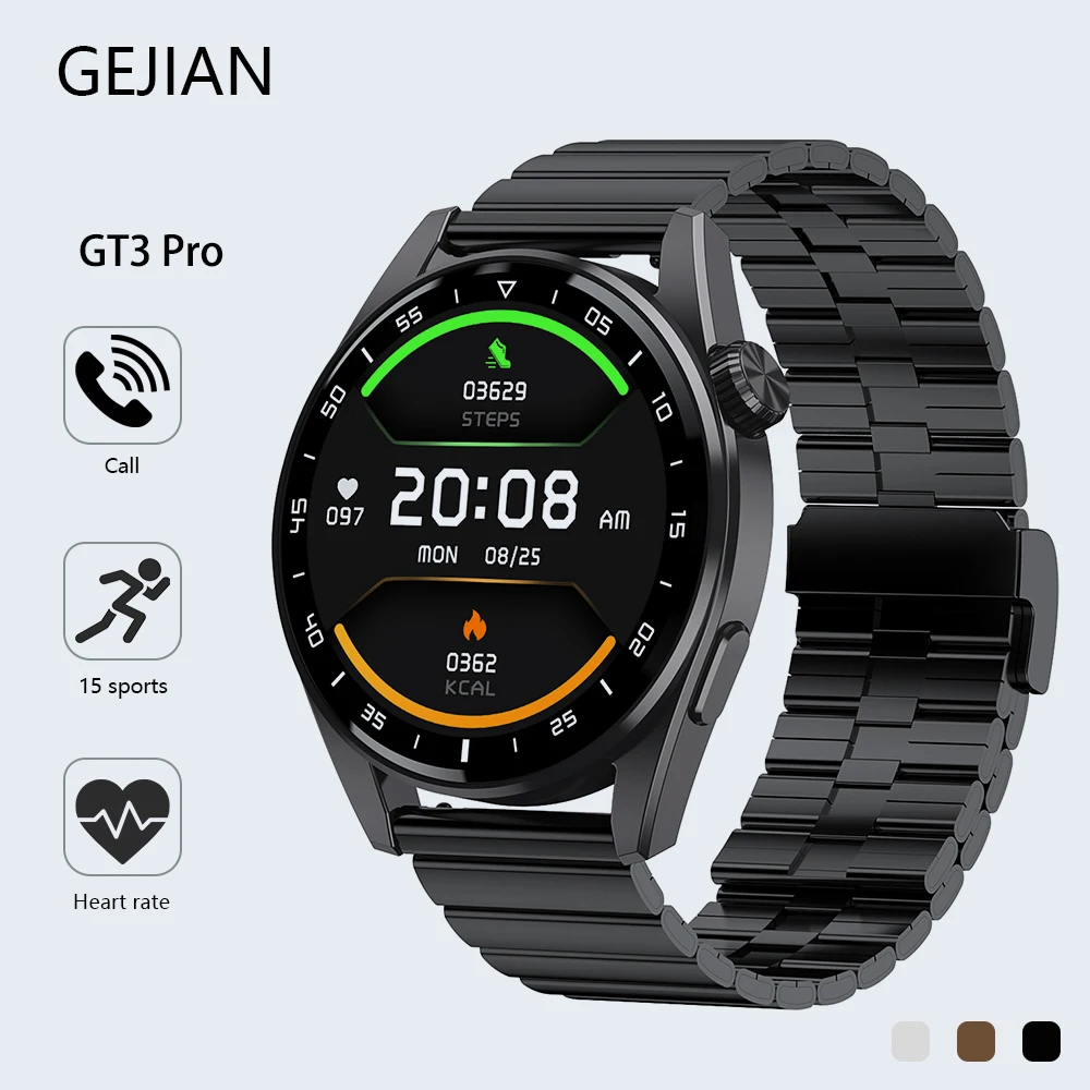 

2023 NFC Smart Watch GT3 Pro Wireless Charging Smartwatch Bluetooth Calls IP68 Waterproof Sport Fitness Watch For Huawei Xiaomi