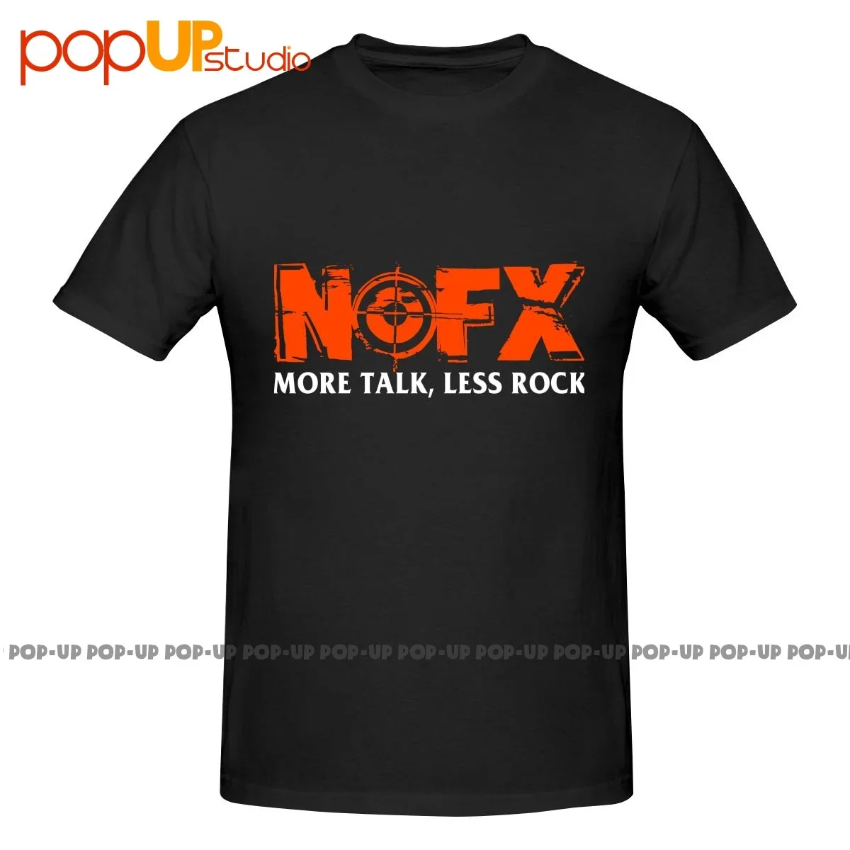 Nofx More Talk Less Rock Fat, Майк, Эрик, Мелвин, панк-я, первая футболка, крутая Классическая футболка