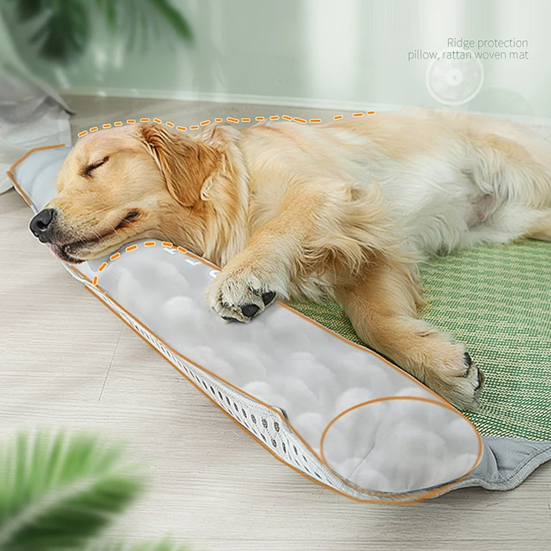 HOOPET Summer Cooling Pet Dog Mat Ice Pad Dog Sleeping Mats For