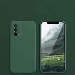 Sleek Liquid Silicone Square Phone Case - Premium Protection and Style for GT Explorer Master (Black Green)