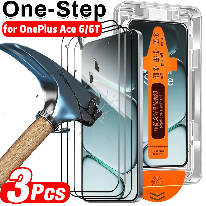 Easy Installation Dust-Free Tempered Glass Screen Protector - Anti-Shatter Protective Film Cover