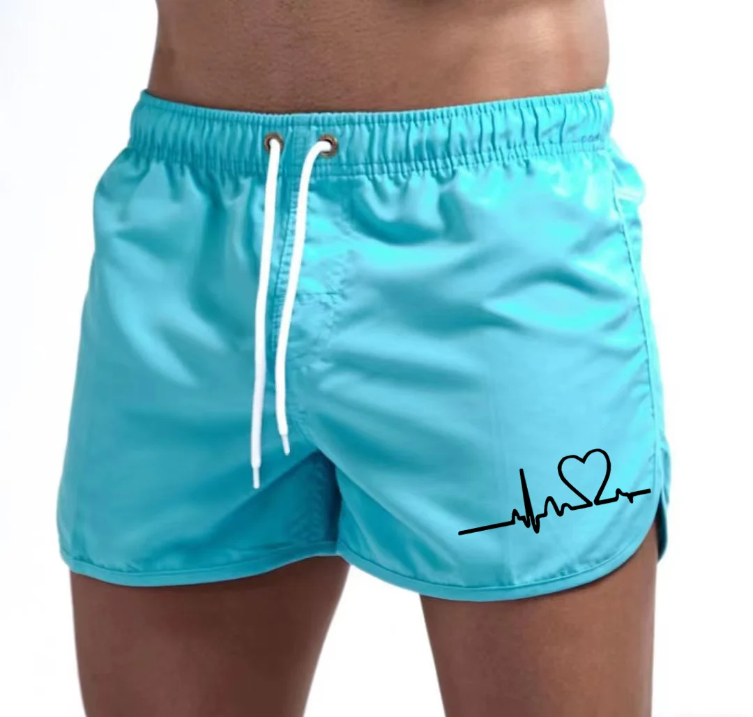 2024 New Summer Swimming Shorts Sports Fitness Running Shorts Men's Beach Wear Luxury Beach Surfing Men's Training Shorts 4