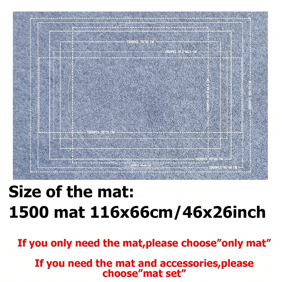 Deluxe Puzzle Storage Scroll Mat for Adult Puzzles, Fits 1500-3000 Pieces