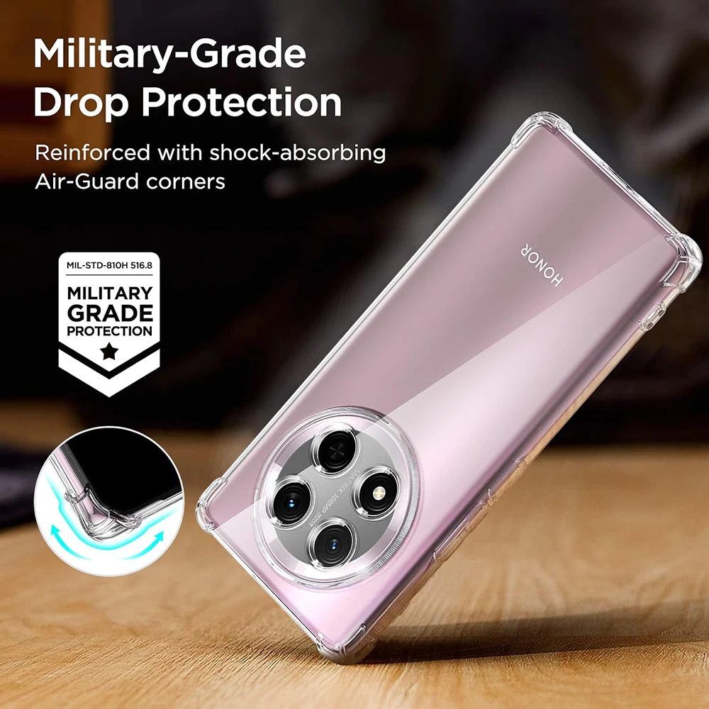 Luxury Silicone Shockproof Phone Case - Clear Ultra Thin Cover