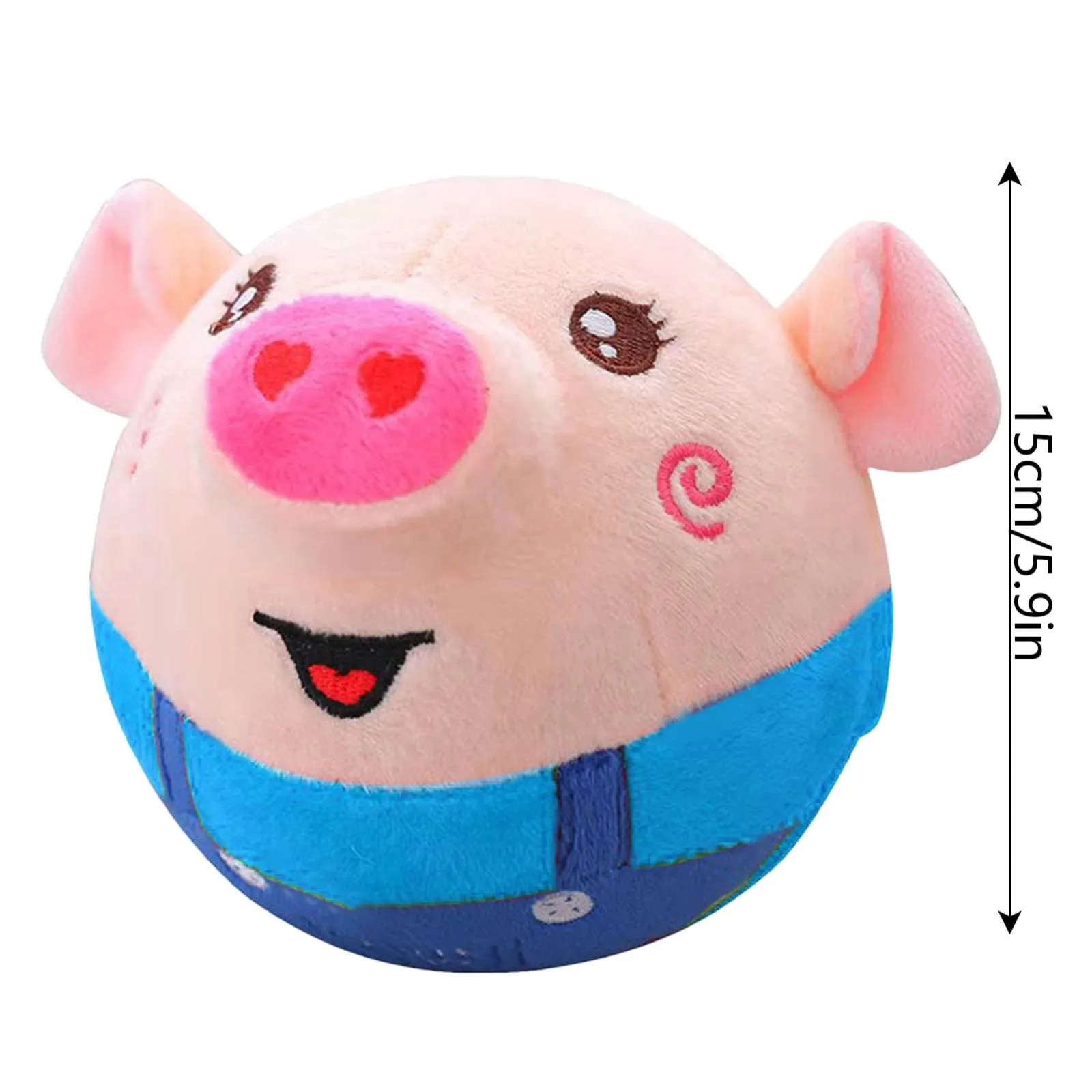 Electronic Pet Dog Toy Ball Pet Bouncing Jump Balls Talking Interactive Dog Plush Doll Toys New Gift Bounce Boredom Toys 6