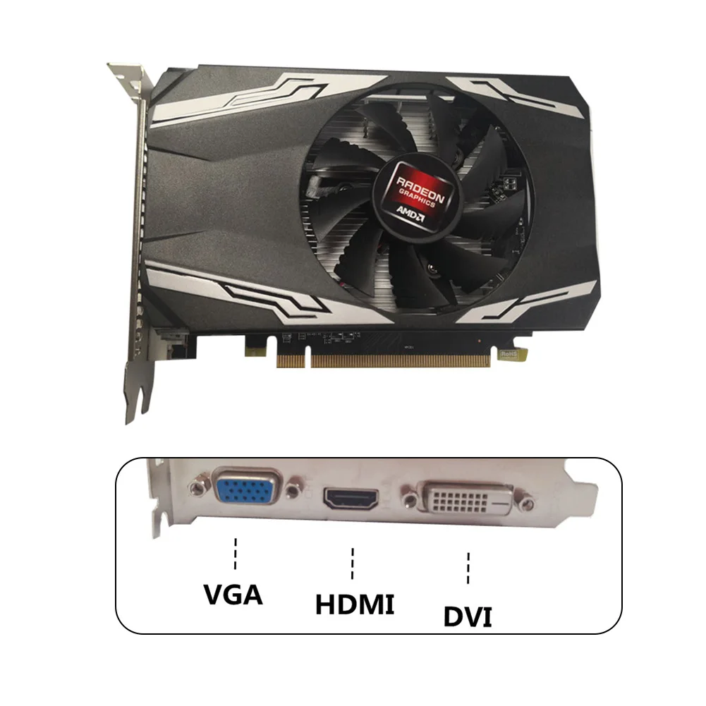 R7 240 4GB 128BIT Gaming Graphics Cards for PC Gamer Original Video Card Computer Graphics-cards Gaming Desktop Accessories
