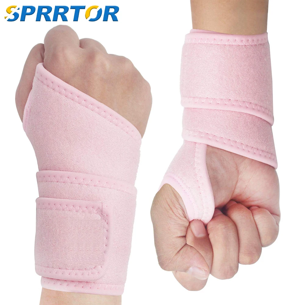 

1Pair Profession Wrist Support Brace,Adjustable Wrist Strap Wrist Brace for Sports Protecting,Tendonitis,Carpal Tunnel,Arthritis