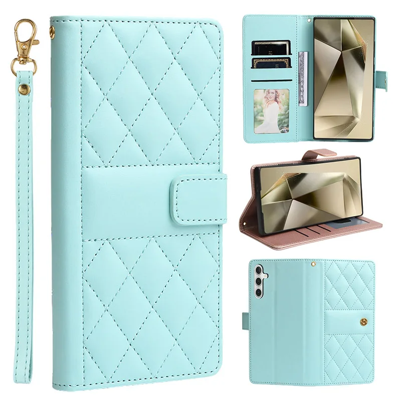 Wallet Phone Case For Samsung Galaxy Leather Flip Cover_voghion.com