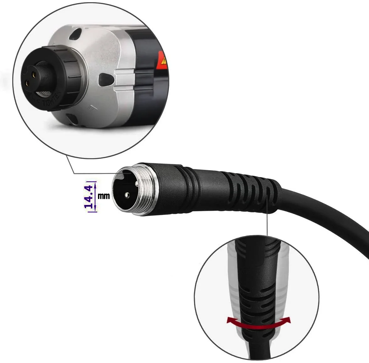 Power Supply Adapter 50cm 150cm BM Battery Air Cord For Daiwa Tanacom Shimano BeastMaster Ecooda DRAGON Electric Reels Power Cable