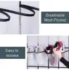 24/28 Large Mesh Pockets Wall Hanging Shoe Organizer Rack Over The Door Fabric Cabinet Closet Sundries Shoe Storage Bag 5