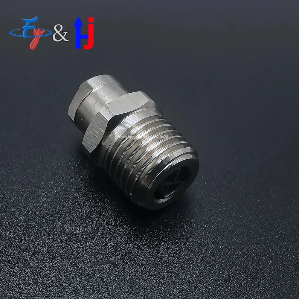High Pressure Road Sweeper Spray Nozzle, Stainless Steel Flat Fan Spray Nozzle,MEG, 1/4" SS316