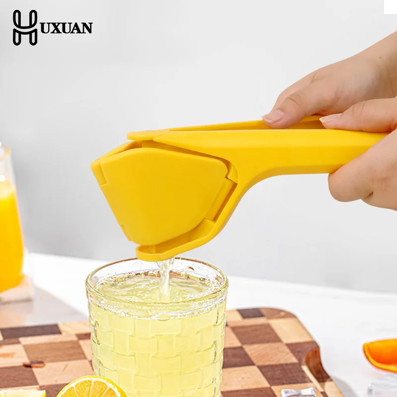 Spremiagrumi manuale senza sforzo in plastica per alimenti, ideale per limoni, lime, agrumi e arance._voghion.com