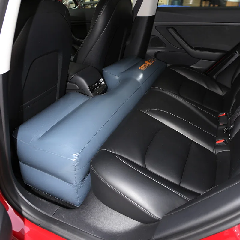 Car Inflatable Mattress Car Gap Filling Pad Rear Seat Footstool Travel Camping Air Bed Cushion Trunk Booster Cushion