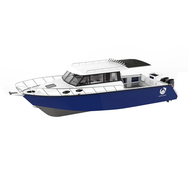 gospel boat 30ft Lifestyle aluminum commercial fishing boat passenger boats  for sale - AliExpress