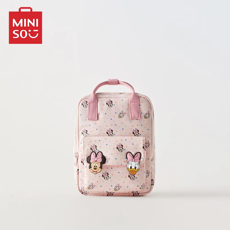 

Kawaii Disney Anime Shoulders Bag Cute Kids Minnie Mouse Daisy Cartoon Fashion Printing Flexible and Tight Kids Bags Kids Gifts