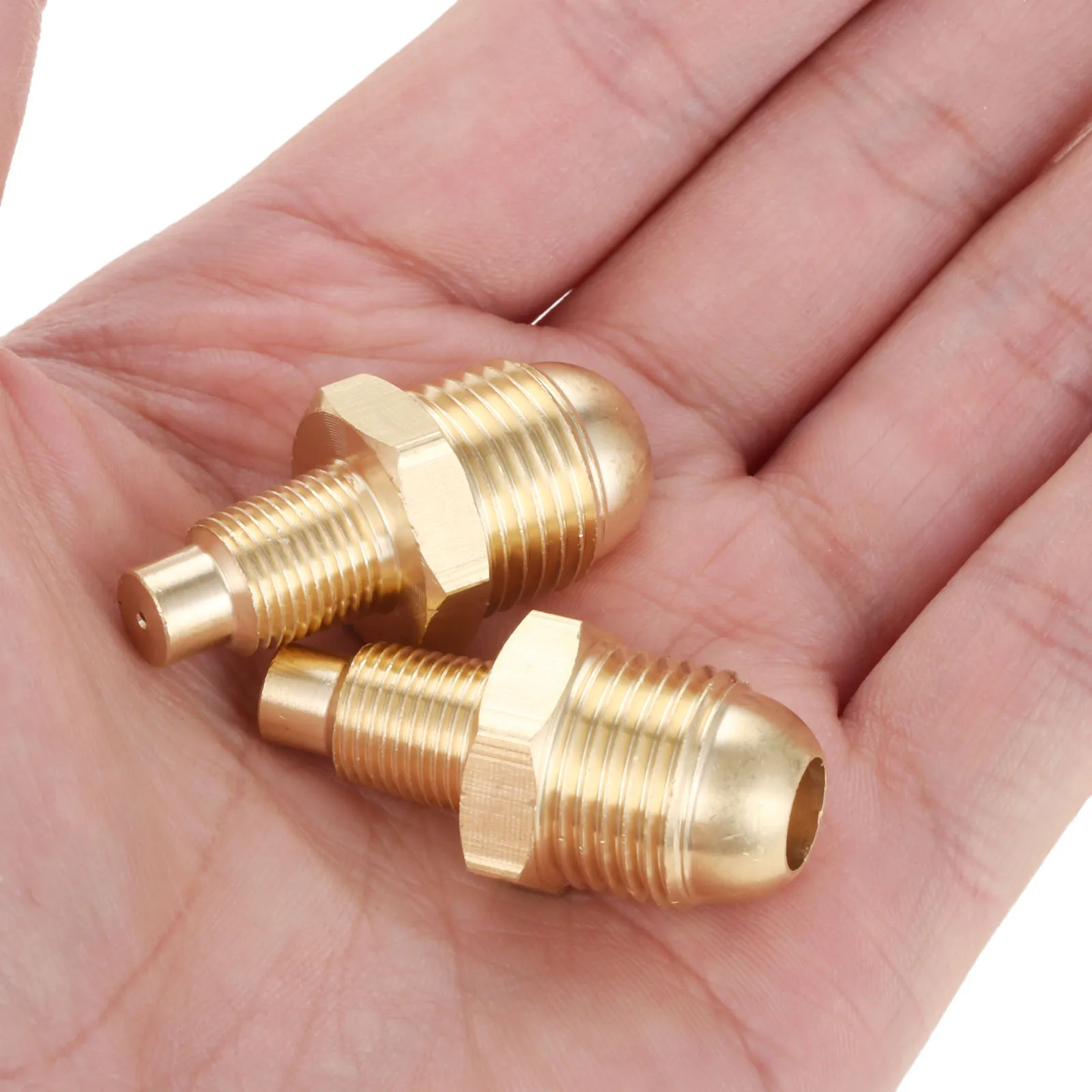 Solid Brass Propane Orifice Connector Tube fits for Casting Cooking Stove Grill Turkey Pot Cooker 3/8
