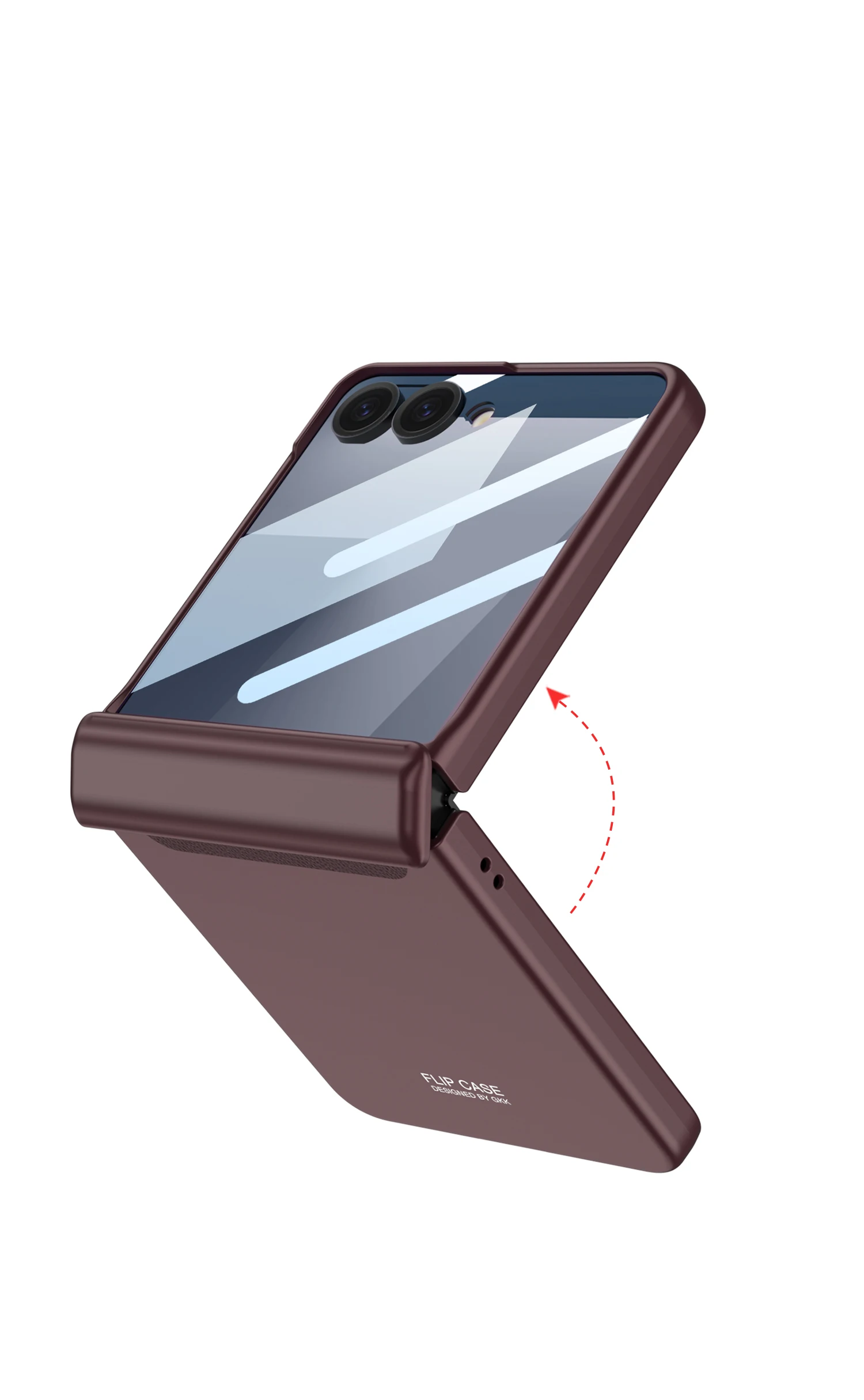 Magnetic Hinge All-included Case for Samsung Galaxy Z Flip 7 6 Outer Screen Prot