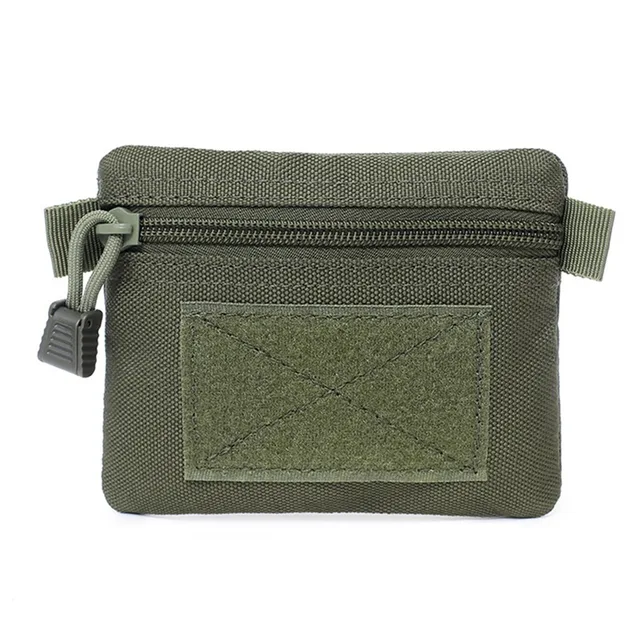 Pochette Porte-clés En Nylon 1000D - Dimensions 85x65x25 Mm, Mousqueton, Résistante à L'usure (camouflage CP)
