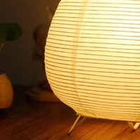 Japanese Lantern Led Table Lamp Living Room Bedroom Bedside Rice Paper Lights Study Homestay Art Creative Decor Table Lights 4