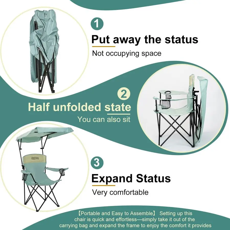 Portable Canopy Camping Chair 5