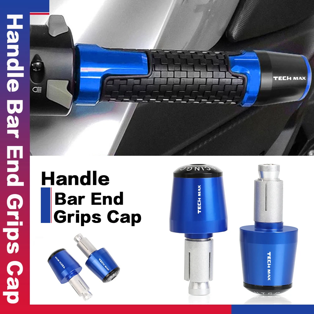 

For YAMAHA TMAX560 TECHMAX 2020 2021 2022 Moto Parts Hndlebar Grips Ends Weight Handle Bar Grip End Anti Vibration Silder Plug