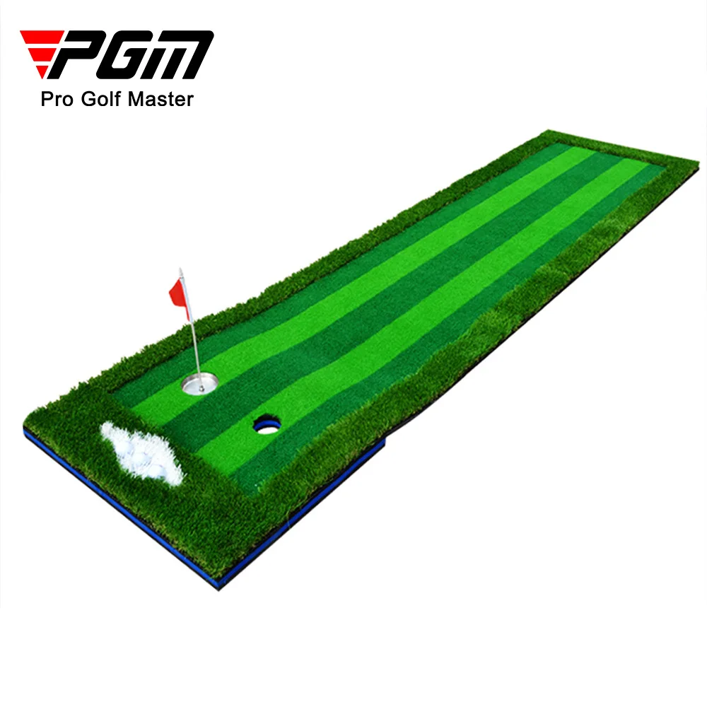 

PGM Indoor Golf Training Aids Putting Practice Mat 0.75x3m Putter Greens Exerciser Home Office GL005