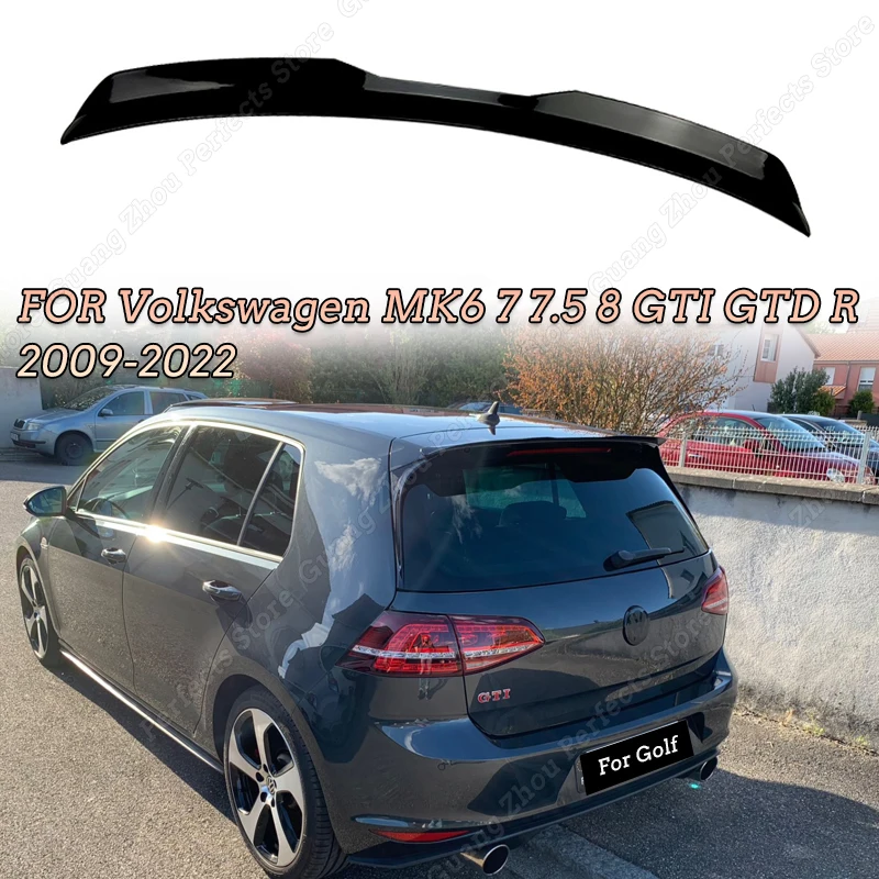 

Car Rear Roof Spoiler Wing For Volkswagen VW Golf 6 7 7.5 8 MK6 MK7 MK7.5 MK8 GTI GTD R 2009-2022 Body Kit Tuning Maxton Style