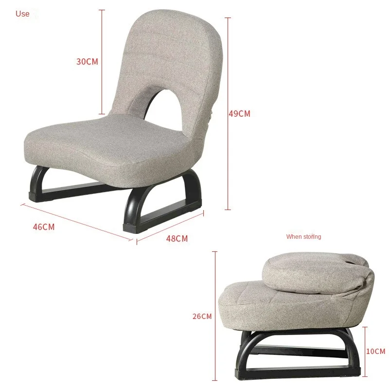 Floating Window Japanese Stool Backrest Tatami Chair Bed Seat Lazy Person And Room Chair Is Sitting Stool Small Low
