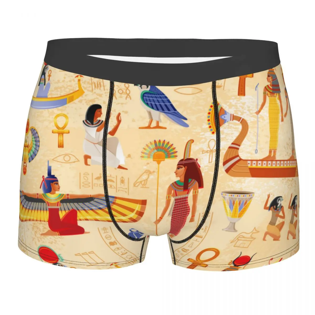 Ancient Egypt Men Underwear Egyptian Boho Tribal Boxer Briefs Shorts