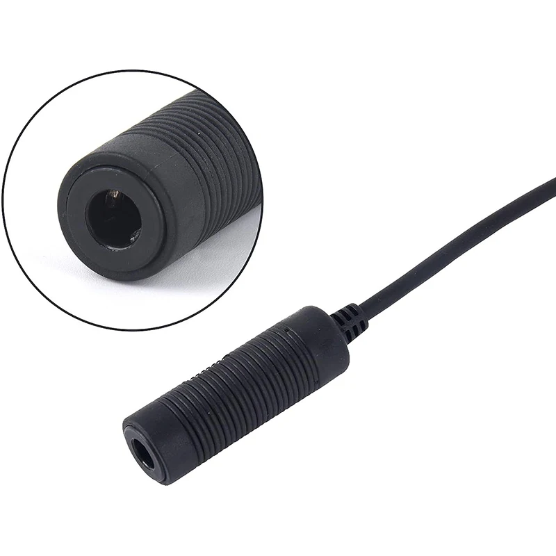 RISENKE-PTT Button Push to Talk System Adapter, 7.1mm Jack to Walkie Talkie for Motorola CP200 CLS1110 CLS1410 (Military)