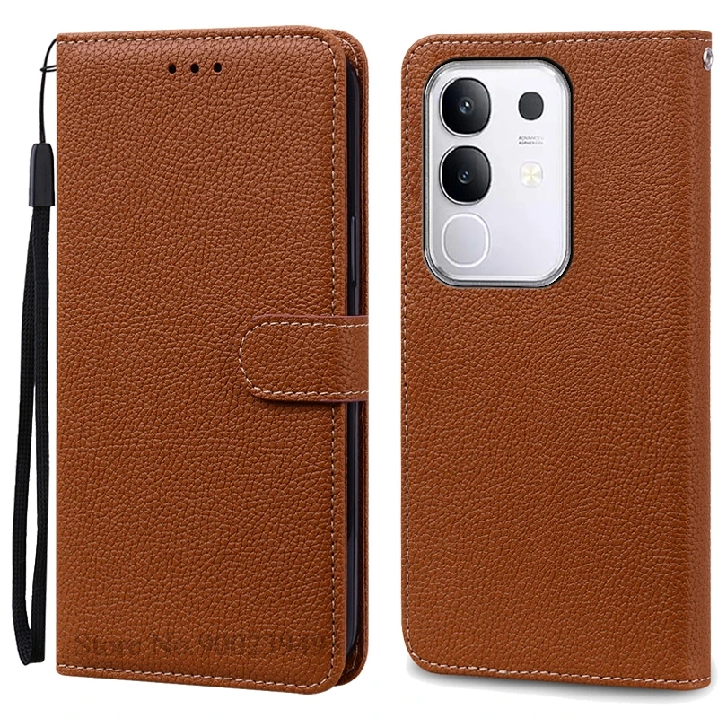 Luxurious Leather Flip Wallet Phone Cover with Soft TPU Silicone