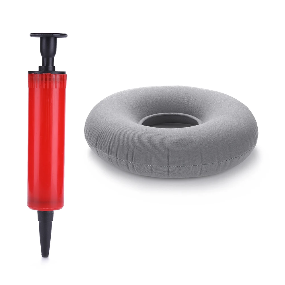 Donut-Kissen, Hämorrhoiden-Steißbeinkissen, Hämorrhoiden-Kissen, Steißbein-Schmerzlinderung, Donut-Kissen mit Pumpe für Gesäß, Bettwunden – Detail 3