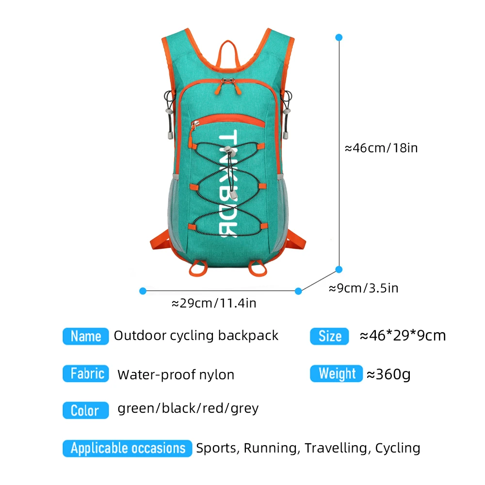 Mochila De Hidratación 20L Ultraligera - Chaleco Trail Running, Para Senderismo, Ciclismo, Camping
